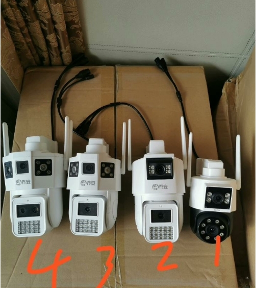 装修剩6个全新乔安双画面监控器 低价出·