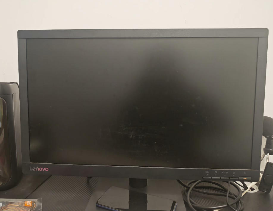联想显示器，型号V20-10，1920×1080高清分辨率，